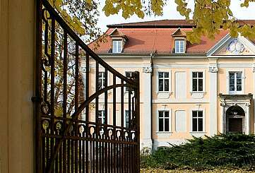 Blick auf das Schloss Stülpe