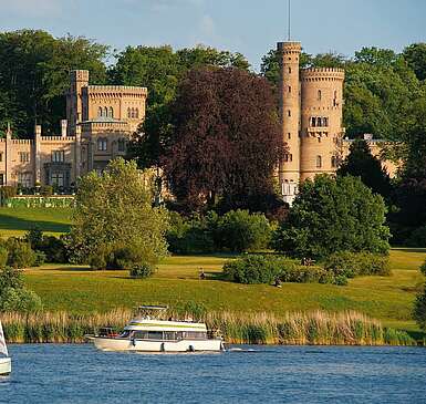 Blick auf Schloss Babelsberg