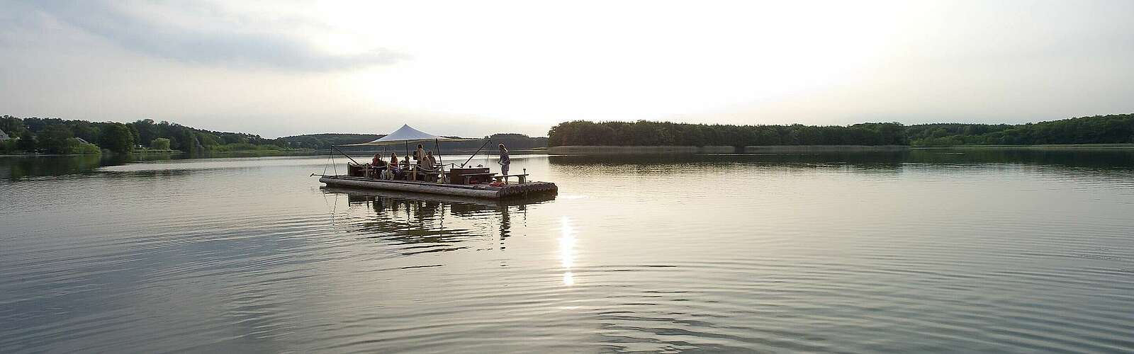 Floßfahrt in der Uckermark